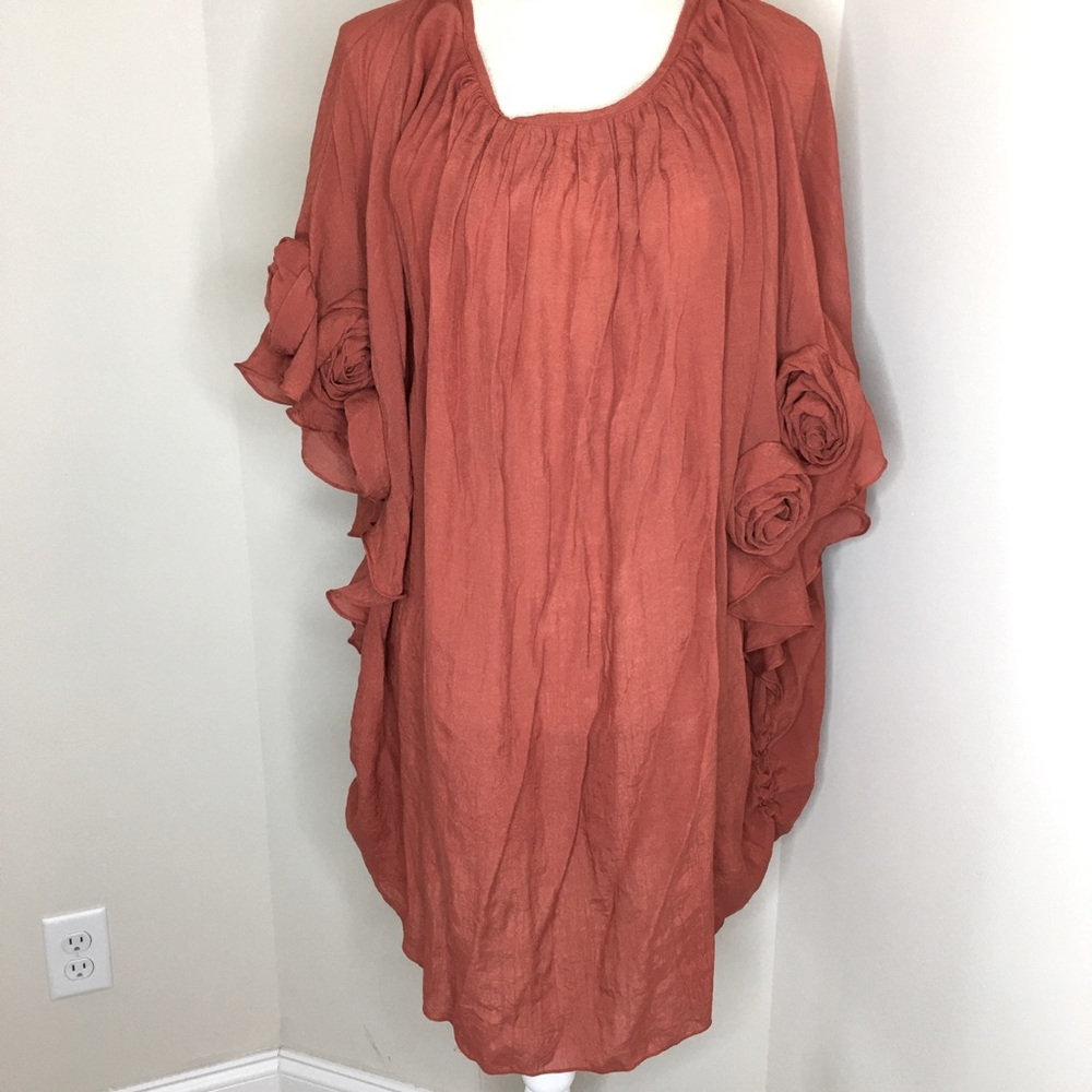 Rose bud Bleu Tunic Dress